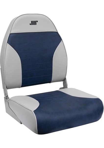 8 WD588 Serisi Mid-Back Balıkçı Teknesi Oturma Yeri Logo Standard