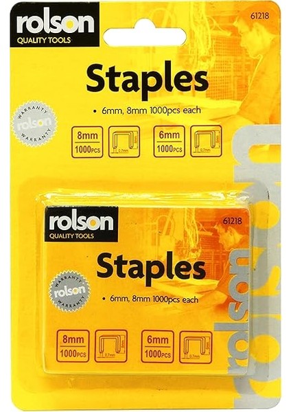 61218 6 &amp; 8 mm Staples fiyatları