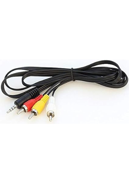 4824 3.5 mm Stereo To 3 Rca Dişi Tos Çevirici Dönüştürücü Ses Kablosu modelleri