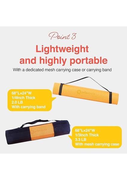 Yoga Minderi Taşıma Kayışı ile Evde ve Spor Salonunda Yoga, Pilates, Fitness ve Zemin Egzersizi Için, Kaymaz, 9 Renk fırsatları