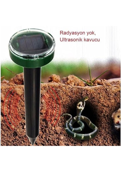 Solar Güneş Enerjili Akrep,köstebek,yılan Fare Kovucu 900 Etkili Yuvarlak indirimleri