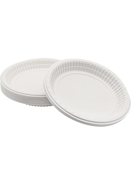 Tabak 100'LÜ 17 cm Beyaz Plastik Tabak