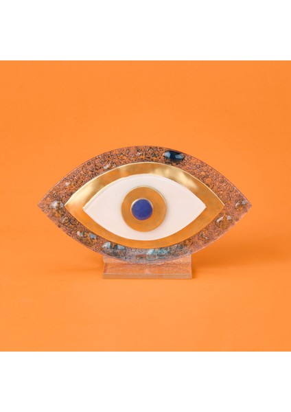 Deco Mai Cam Dekor - Mavi - 15 cm