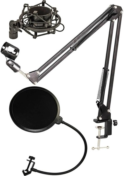 NB39 Mikrofon Standı + Pop Filter + Shock Mount