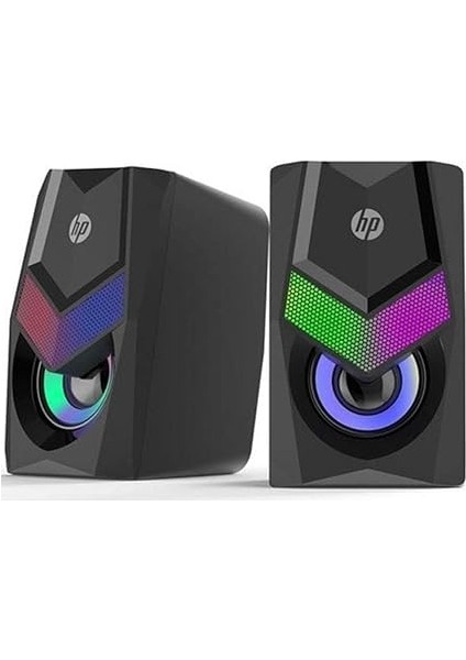 DHE-6000 2.0 Rgb Gaming Multimedya Speaker Hoparlör, Siyah modelleri