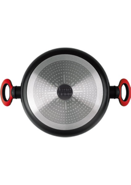 Colorgy Diamond Pro 28 cm Kırmızı Sığ Tencere modelleri