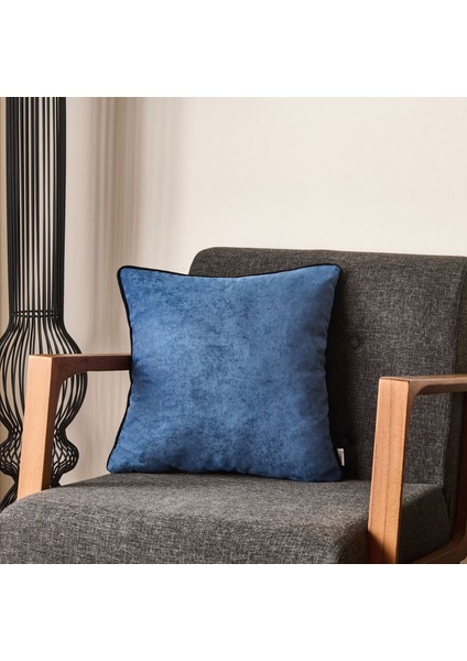 Soft Asas Kırlent - Mavi - 45X45 cm