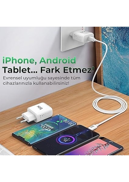BX-PD20TA 20W Pd Type-C Hızlı Şarj Adaptörü Huawei Hızlı Şarj Protokolü Destekli, iPhone 15 / iPhone 15 Pro Max /14/13/12 Pro Max, S22/S21/NOTE 10, iPad Air/pro ve Daha Fazlasıyla Uyumlu fırsatları