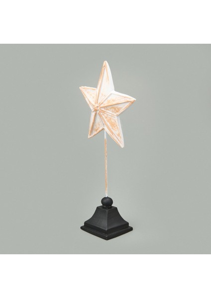 Deco Star Dekor - Beyaz / Gold - 33 cm fiyatları
