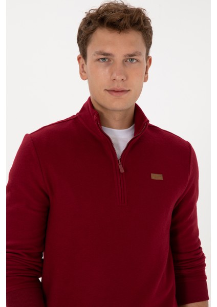 Erkek Bordo Sweatshirt 50313802-VR014 fiyatları
