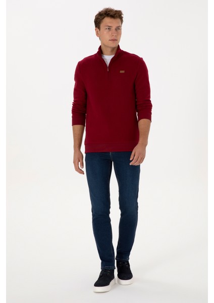 Erkek Bordo Sweatshirt 50313802-VR014 fırsatları