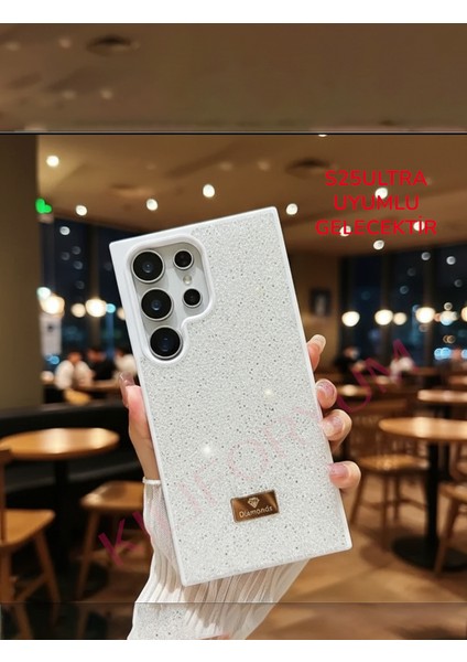 Samsung Galaxy S25ULTRA Kılıf Diamond Lüx Taşlı Parıltılı / Içi Kadife Astar – Premium Serisi