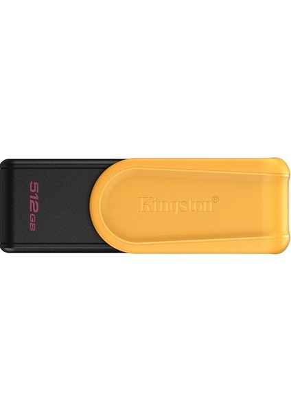 Datatraveler Exodia S USB Bellek - 512GB - USB 3.2 Gen 1 - USB Tip A - Siyah/sarı