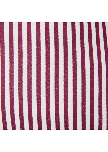 Soft Earthy Hues Çizgili Kırlent - Ekru / Mürdüm - 40X40 cm modelleri