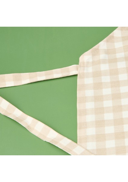 Soft Pötikareli Mutfak Önlüğü - Ekru / Bej - 63X72 cm modelleri