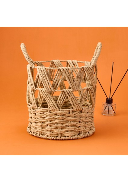 Living Granny Summer Çok Amaçlı Dekoratif Sepet - Bej - 25X25 cm fiyatları