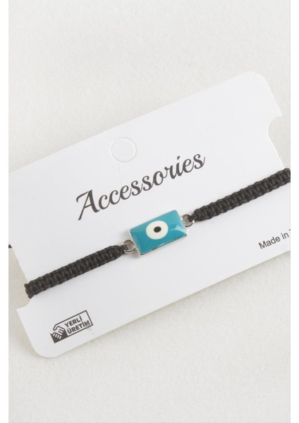 Dikdörtgen Nazar Makrome Örgülü Bileklik fırsatları