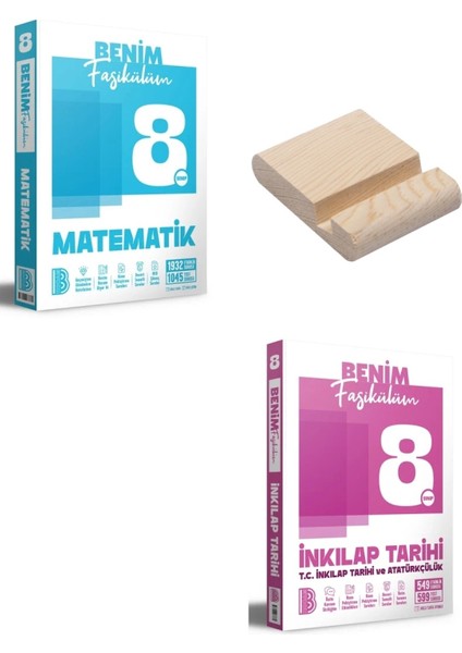 Lgs 8. Sınıf Matematik ve Inkılap Benim Fasikülüm + Telefon Standı