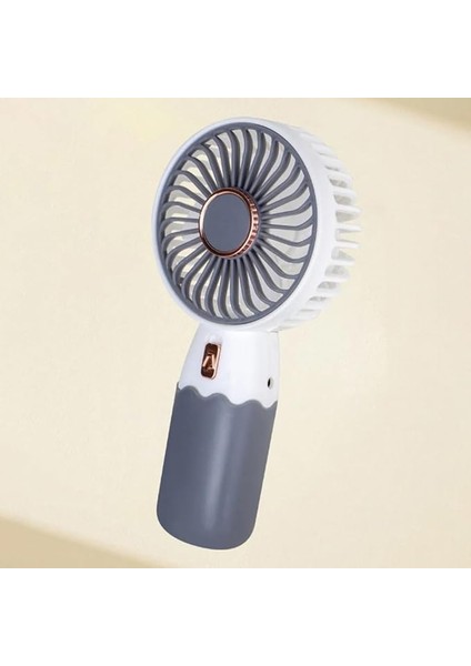 Elle Tutulabilir, Şarjlı Masa ve El Fanı Vantilatör, Telefon Standlı Mini Fan, 16 * 8 Cm, Hafif Tasarım, Düşük Gürültü Seviyesi