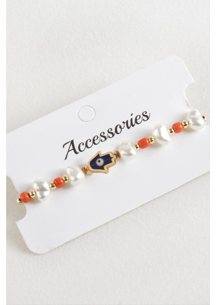 Ftm Ana Eli Boncuk Inci Makrome Ip Bileklik fırsatları