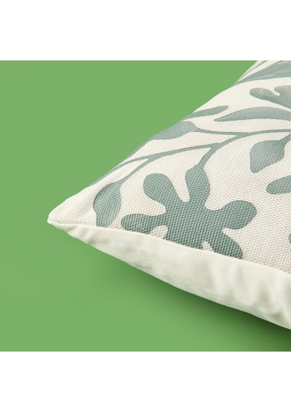 Soft Nora Kırlent - Yeşil / Ekru - 45X45 cm modelleri