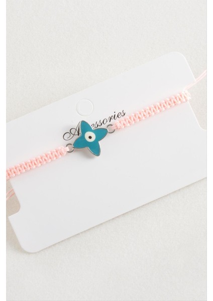 Çiçek Nazar Makrome Örgülü Bileklik indirimleri