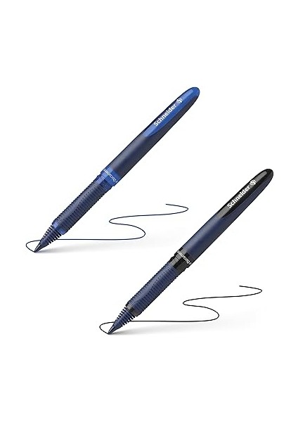 Schneider One Business Roller Kalem, Ultra Pürüzsüz 0,6 mm Uç, 5 Kalem, 3 Siyah, 2 Mavi modelleri