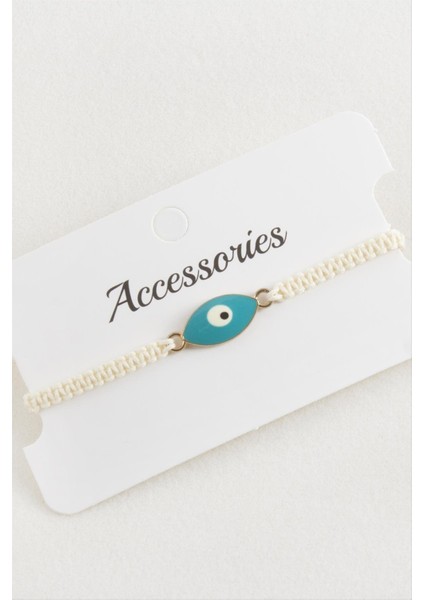 Oval Nazar Makrome Örgülü Bileklik fırsatları