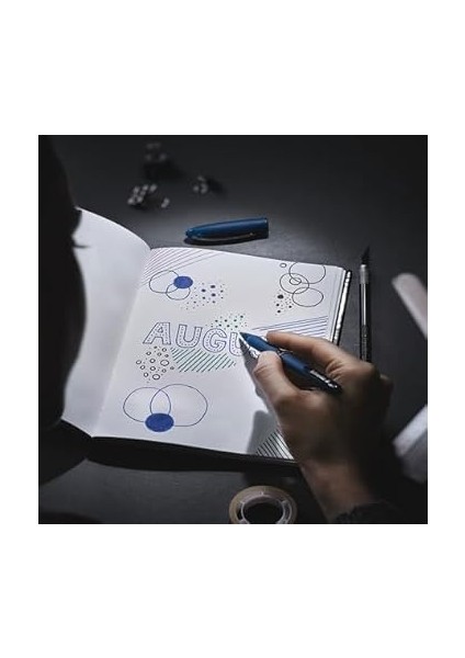 Schneider One Business Roller Kalem, Ultra Pürüzsüz 0,6 mm Uç, 5 Kalem, 3 Siyah, 2 Mavi fırsatları