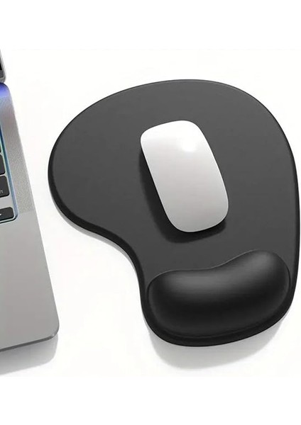 Bilek Destekli Ergonomik Kaymaz Taban Mouse Pad, Masa Pedi Siyah modelleri