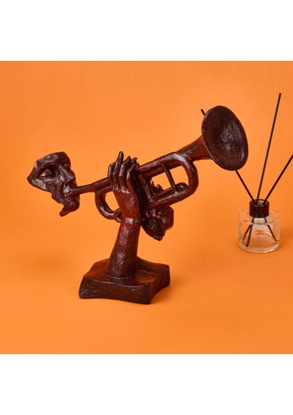 Deco Trompetista Dekor - Kırmızı / Siyah - 27X32 cm modelleri