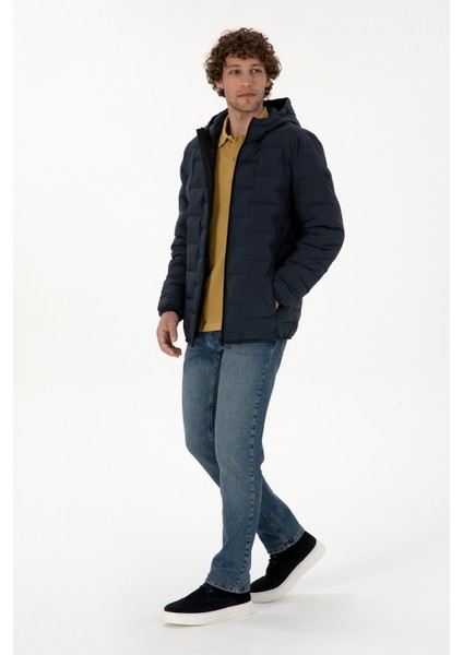 Erkek Lacivert Mont 50311988-VR033 fırsatları