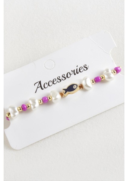 Balık Inci Boncuk Makrome Ip Bileklik indirimleri