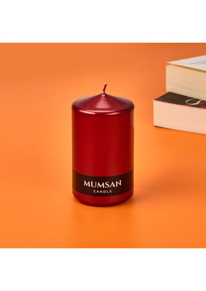 Baton Mum - Metalik Bordo - 10X6 cm fiyatları