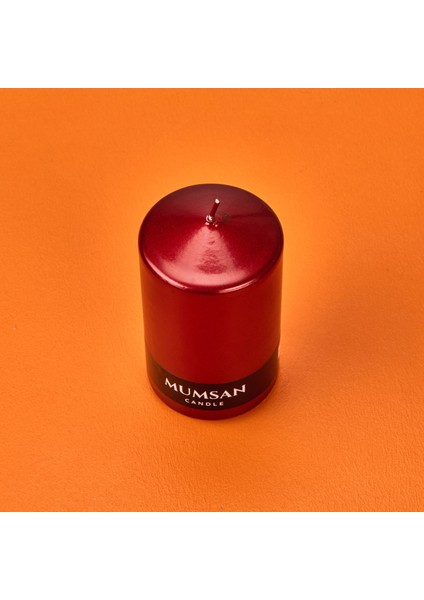 Baton Mum - Metalik Bordo - 10X6 cm modelleri