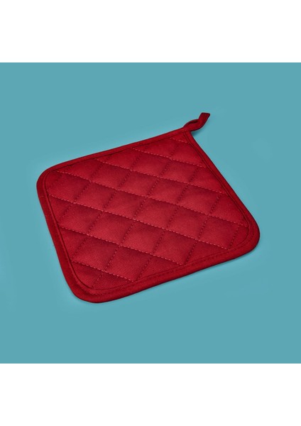 Gabardin Tutaç - Kırmızı - 20X20 cm