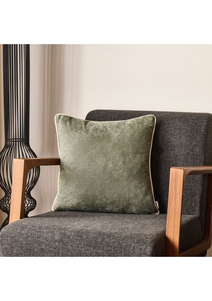 Soft Asas Kırlent - Yeşil - 45X45 cm