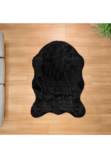 Halı Post Halı - Siyah - 75X100 cm