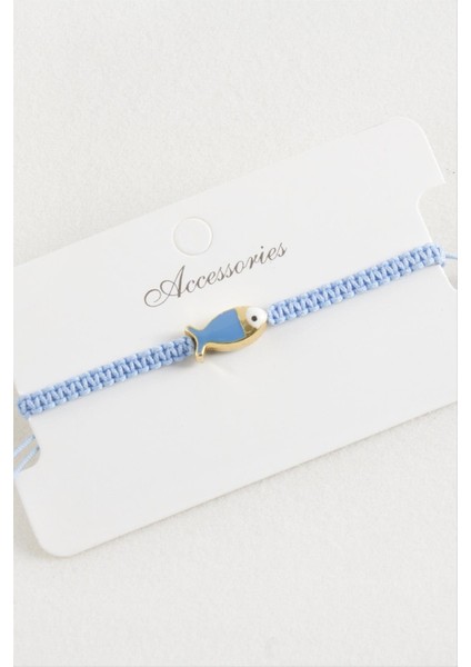 Balık Mineli Makrome Örgülü Bileklik modelleri