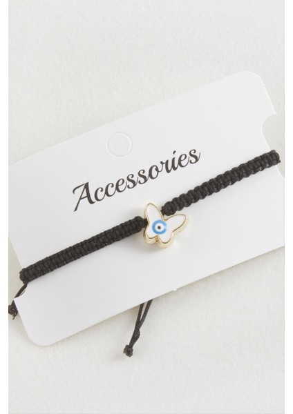 Kelebek Makrome Örgülü Bileklik fırsatları