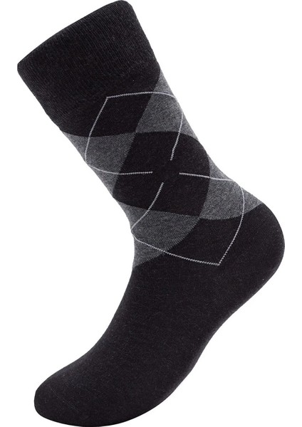 6’lı Erkek Pamuklu Ekose Uzun Çorap – Ter ve Koku Önleyici modelleri