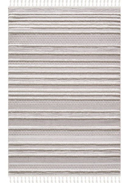 Bilbao Shale Modern Iskandinav Desenli Halı - Krem - 120X180 cm