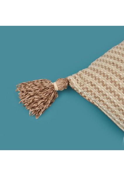 Soft Shiny Kırlent - Bej / Kahverengi - 30X50 cm modelleri