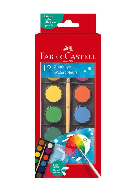 -Castell Blisterli Suluboya 12'li Küçük Boy Set fiyatları