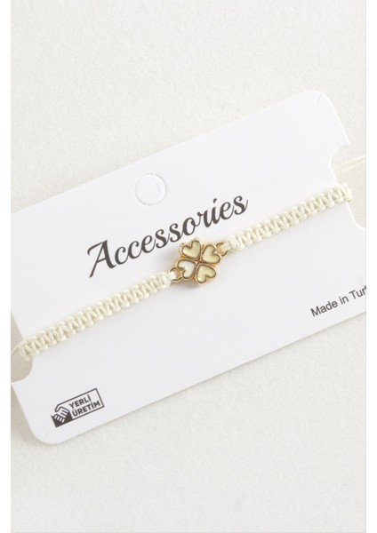 Yonca Makrome Örgülü Bileklik fırsatları