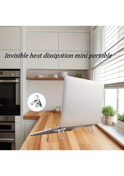 2 Kademeli Notebook Standı – Katlanabilir, Taşınabilir Laptop Tutucu, Kaymaz Taban Bilgisayar Yükseltme Standı fiyatları