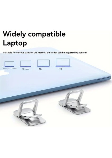 2 Kademeli Notebook Standı – Katlanabilir, Taşınabilir Laptop Tutucu, Kaymaz Taban Bilgisayar Yükseltme Standı fırsatları