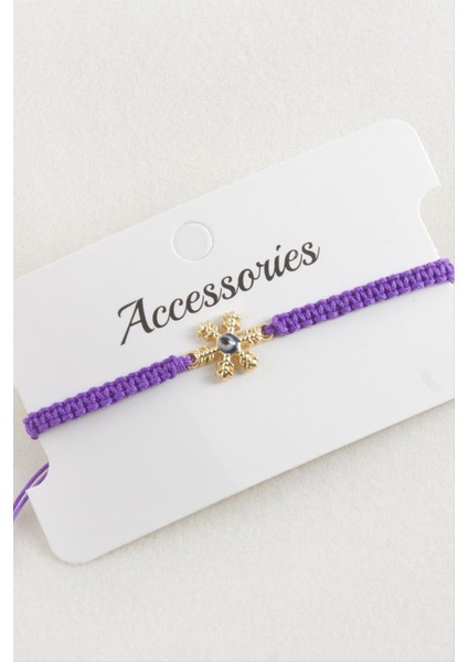 Kartanesi Makrome Örgülü Bileklik