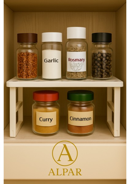 1 Adet Küçük Organizer Dolap Içi Düzenleyici Raf, Bardak Rafı, Düzenleme Rafı Yer Tasarrufu fırsatları