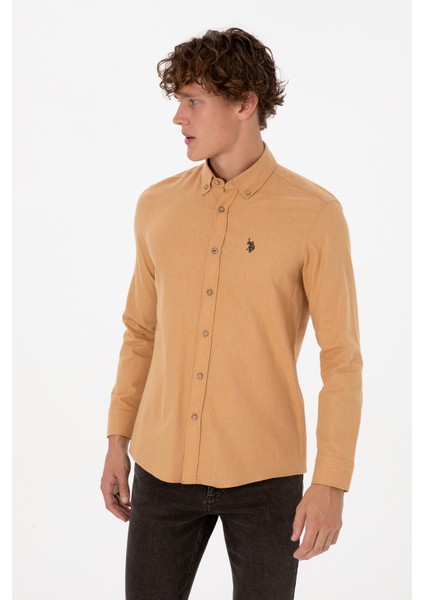 Erkek Camel Gömlek Basic 50316721-VR015 modelleri